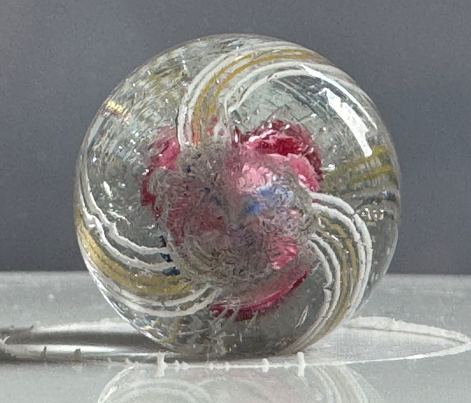 Well Crafted 3 Ribbon Divided Core Marble 17.5mm (11/16”)