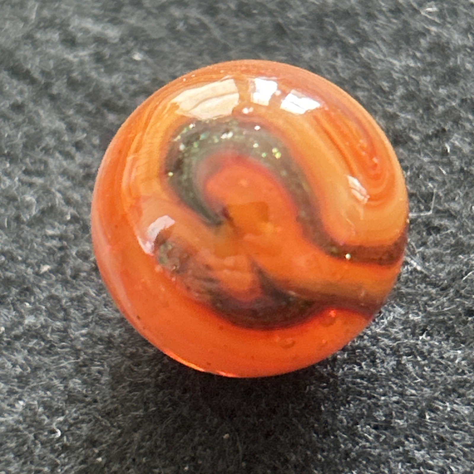 .80″-.68″ JABO/D.A.S. MARBLES LOT OF 7 SWIRLS MARLEY + More NM/NM+