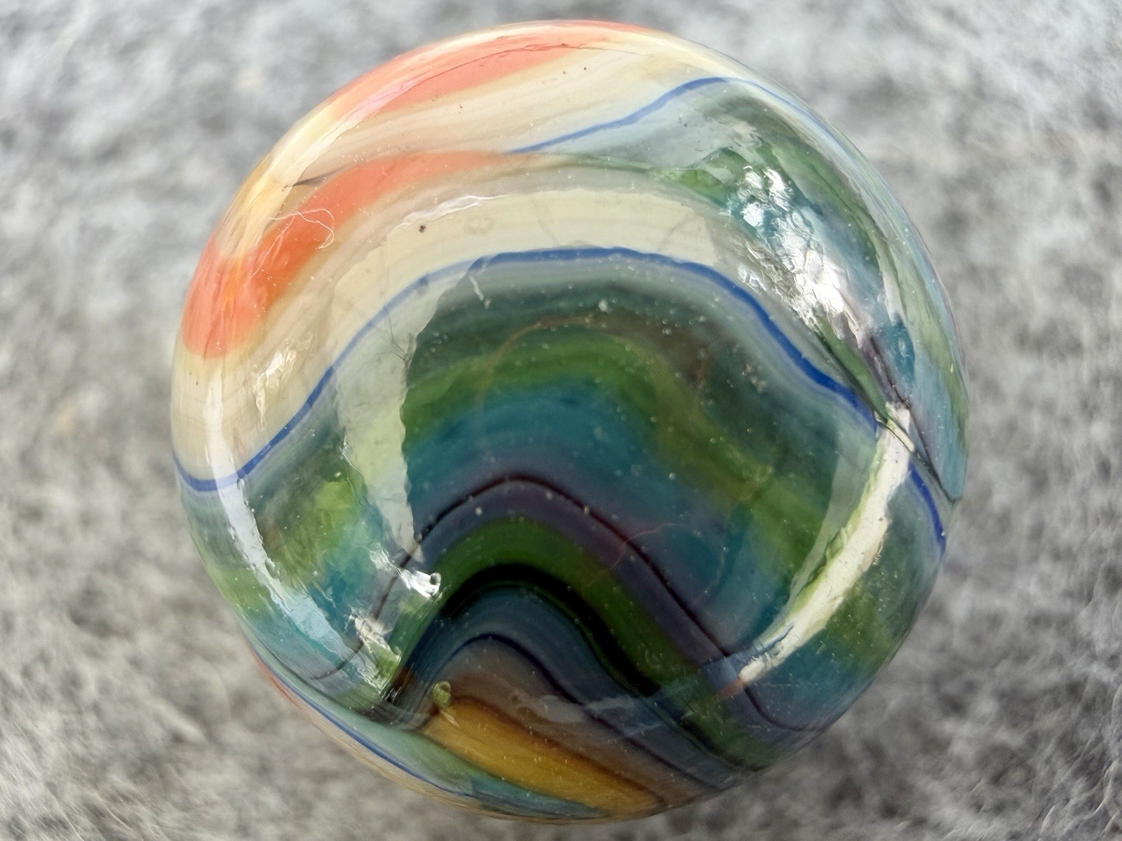 JABO Contract Marbles: Joker Salute Multi Color Busy Swirl. .745