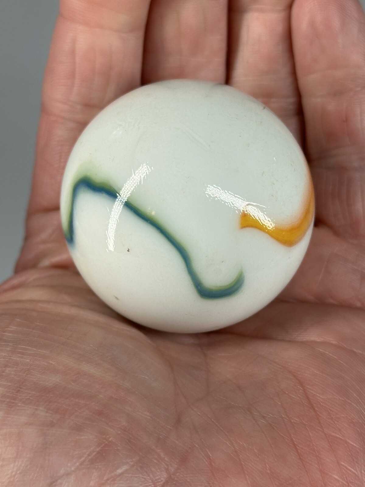 Toe Breaker 50mm (2″) GLORY Green/Blue/Red Swirl Marbles glass Toebreaker HUGE