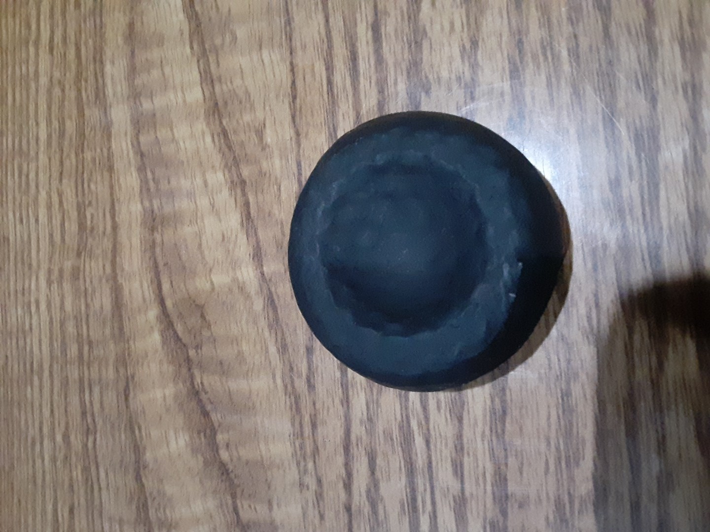 Hand Blown Glass Marble 1″-3/16 Diameter Deep Blue Galaxy design