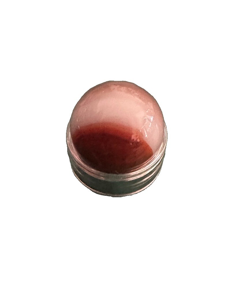Vintage Akro Agate Oxblood Patch Glass Marble 15.5mm