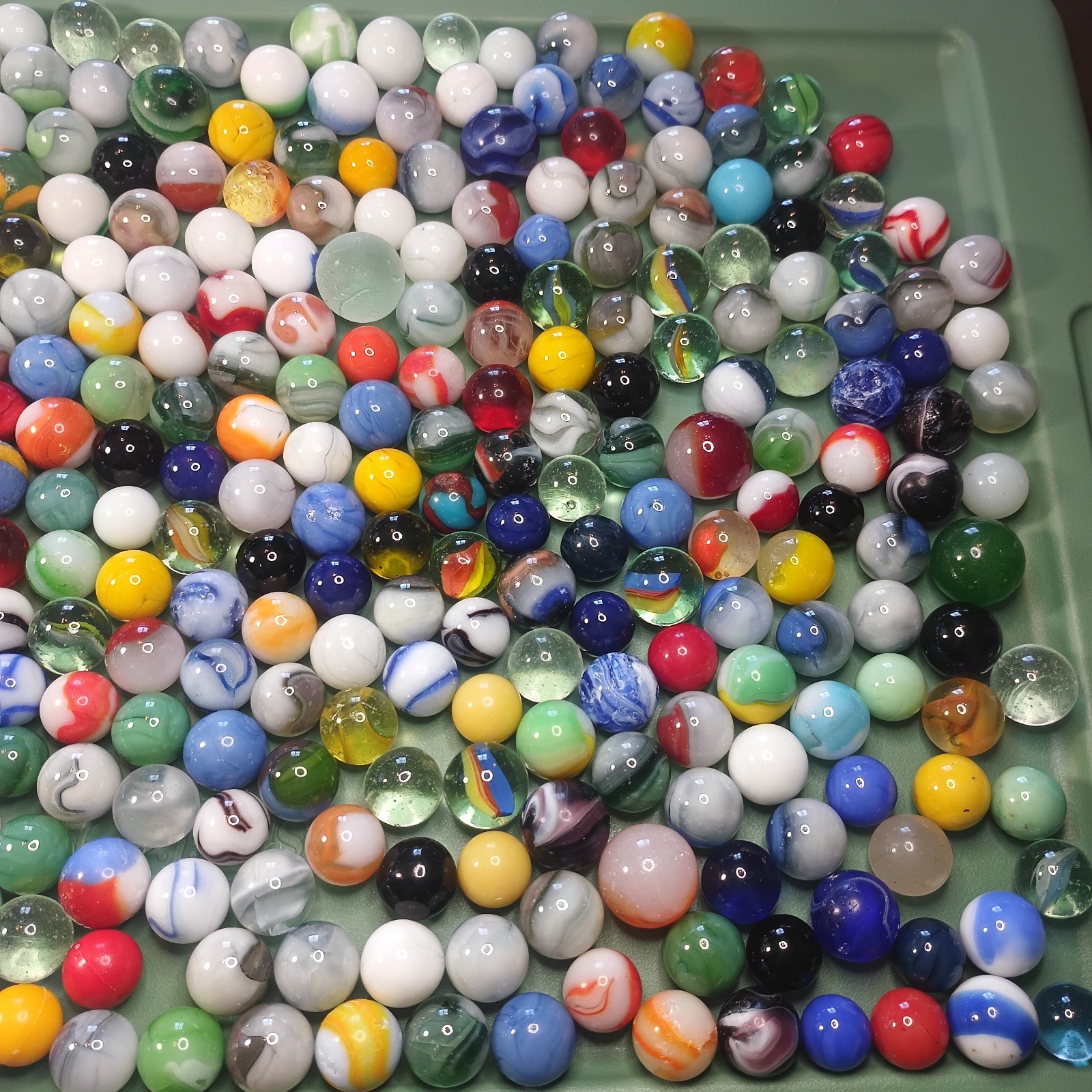 3 Lbs 11 Oz Mixed Maker Marbles