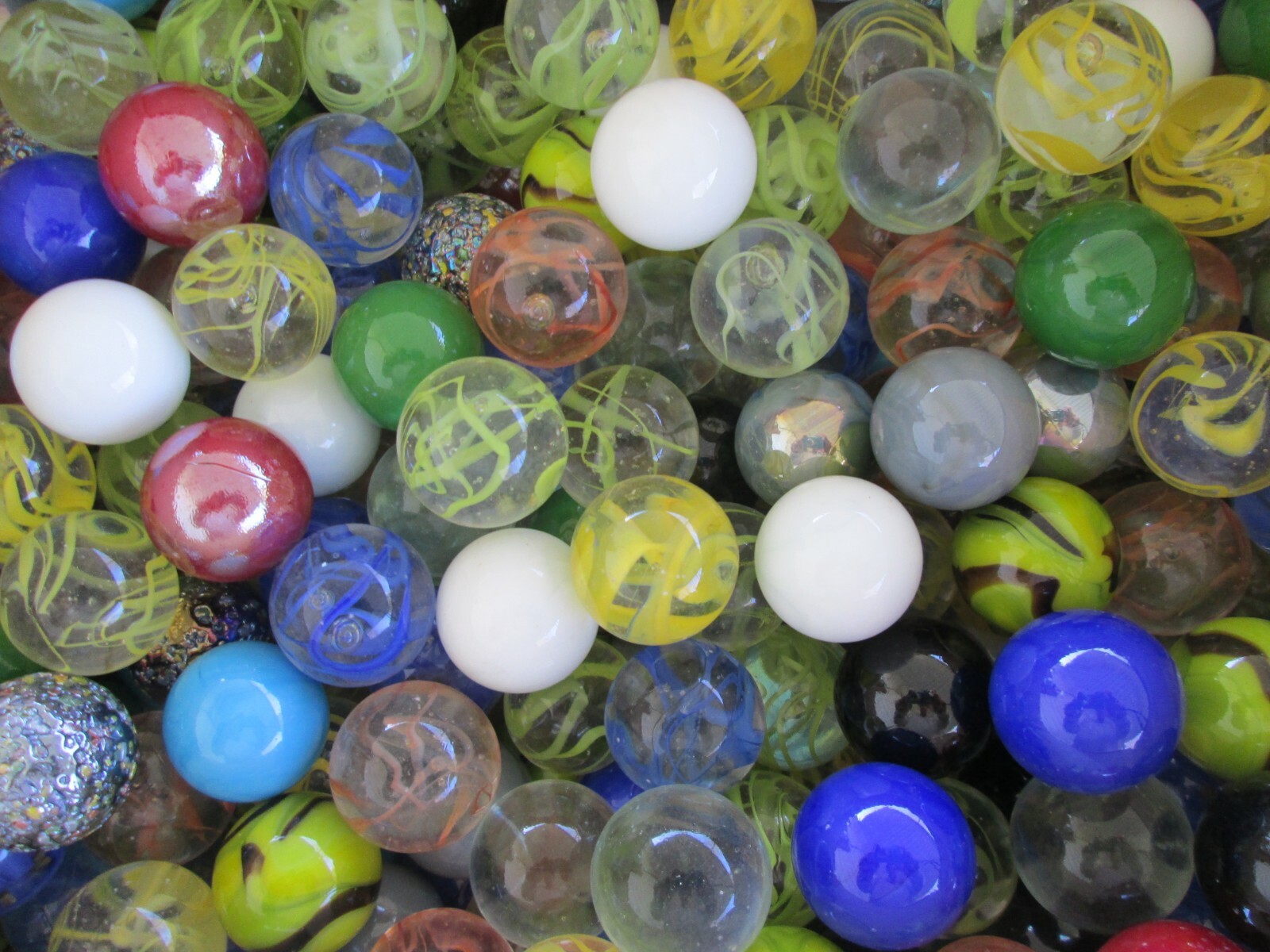 Wholesale Glass Shooters Marbles by the Pound! ONLY $8.99 per lb.1 INCH