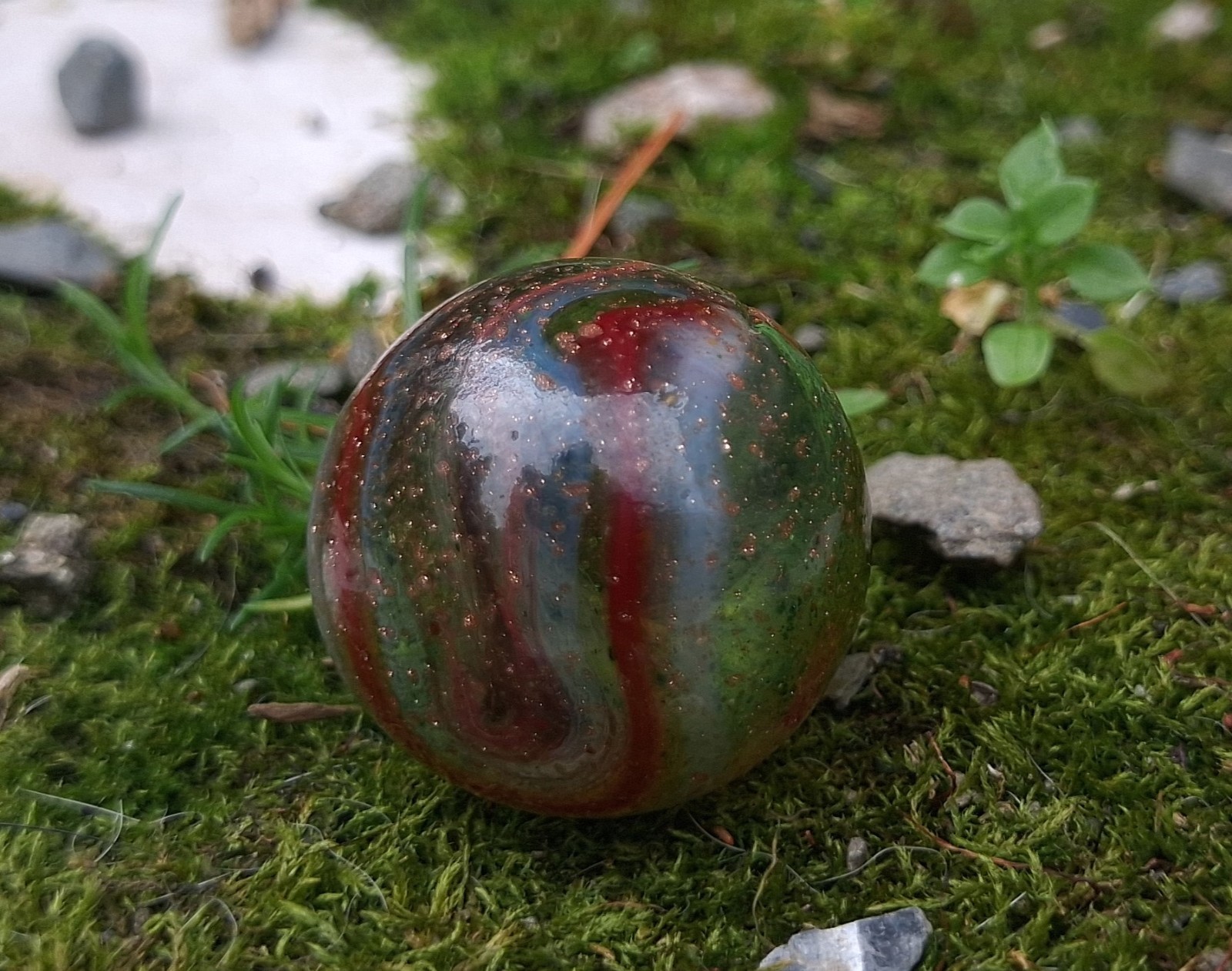 JABO/DAS Swirl Marble Size .77 Mint Asmade