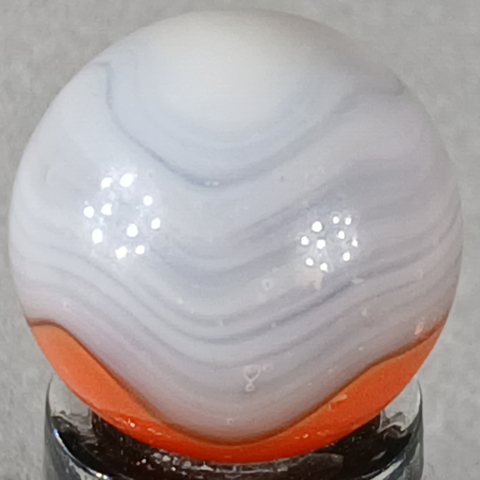 Vintage Vitro Conqueror Marble .61 Inches Near-Mint Condition Combined Shipping