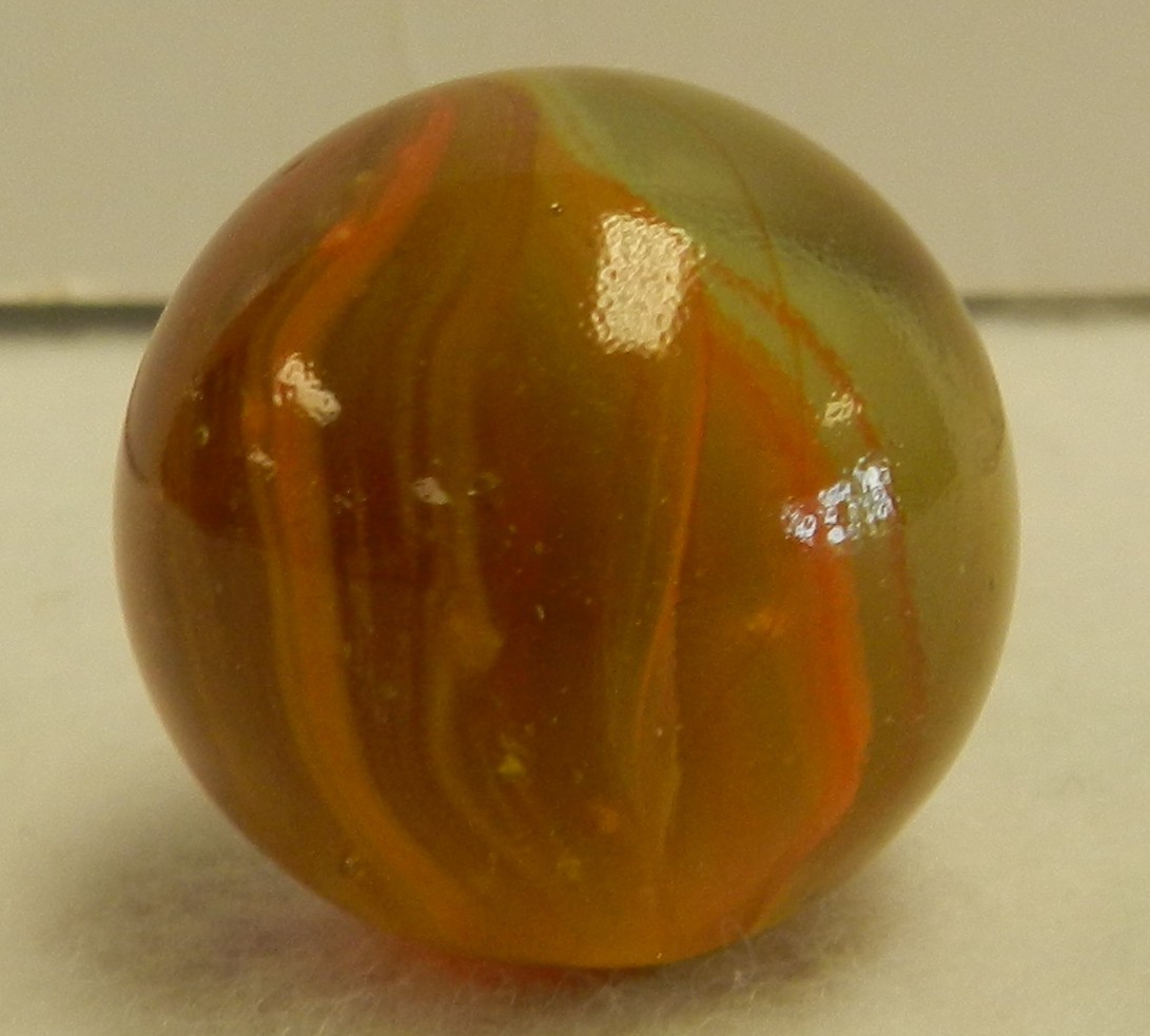 #19690m Large .95 Inches European Shooter Marble *Near Mint Plus*