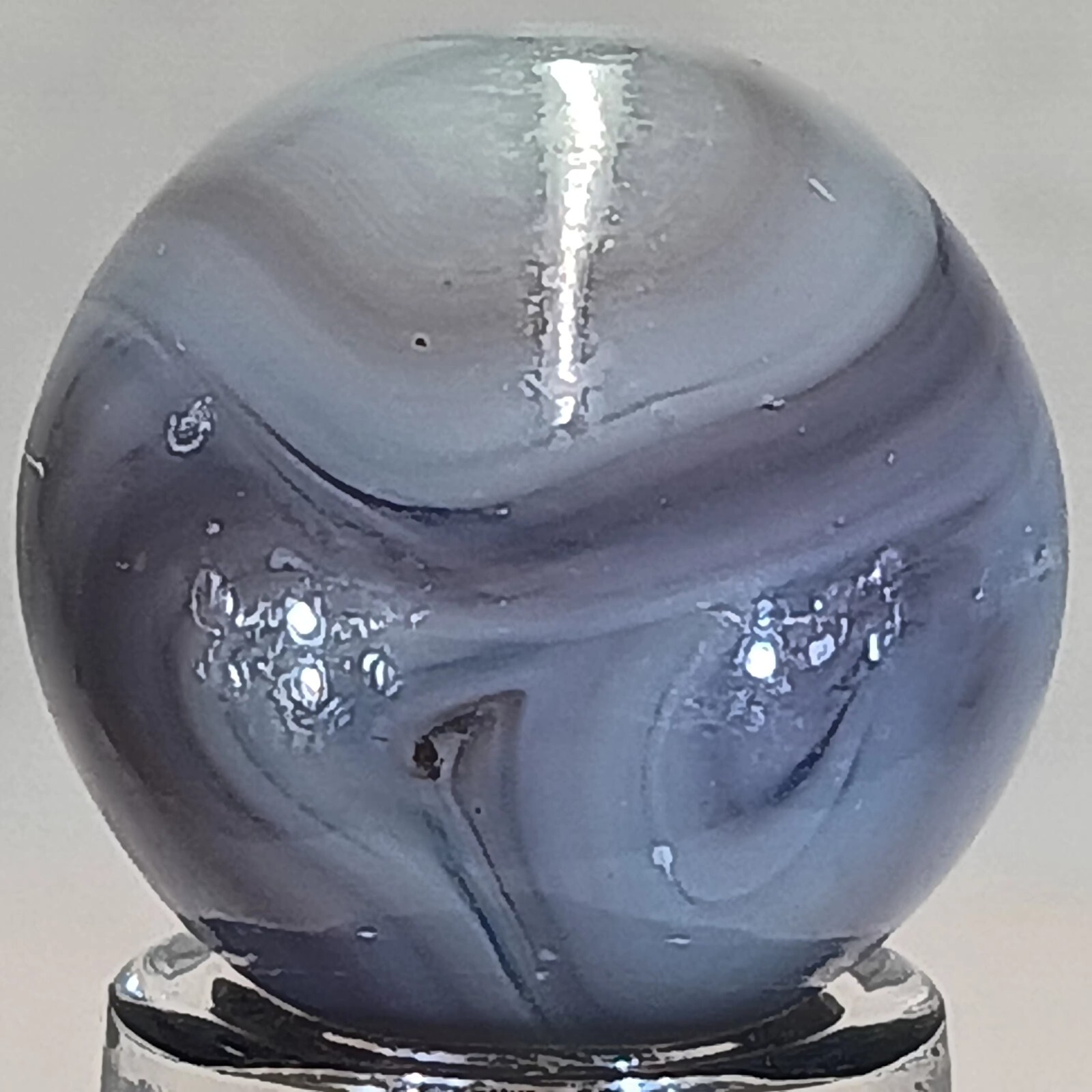 Vintage Champion Swirl Marble .61 Inches Near-Mint Condition Combined Shipping