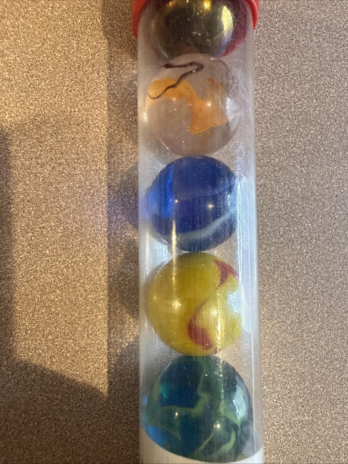 Moon Marble Boulder Pack 9 Shooter Marbles NEW Glass Collectible Lot