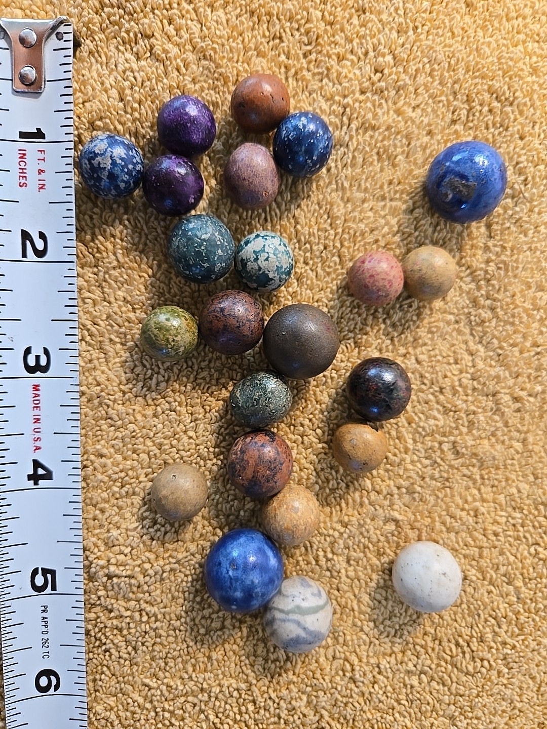Old Marbles Clay,Bennington,Crockery & Others? Lot Of 23.
