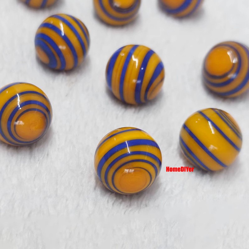 16mm Multicolour Glass Marbles Beads Round Solid Balls Fish Tank Vase Decorative