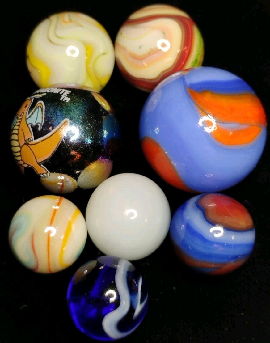 .96″-.56″ VINTAGE/MODERN MARBLES LOT🔥MINT/NM