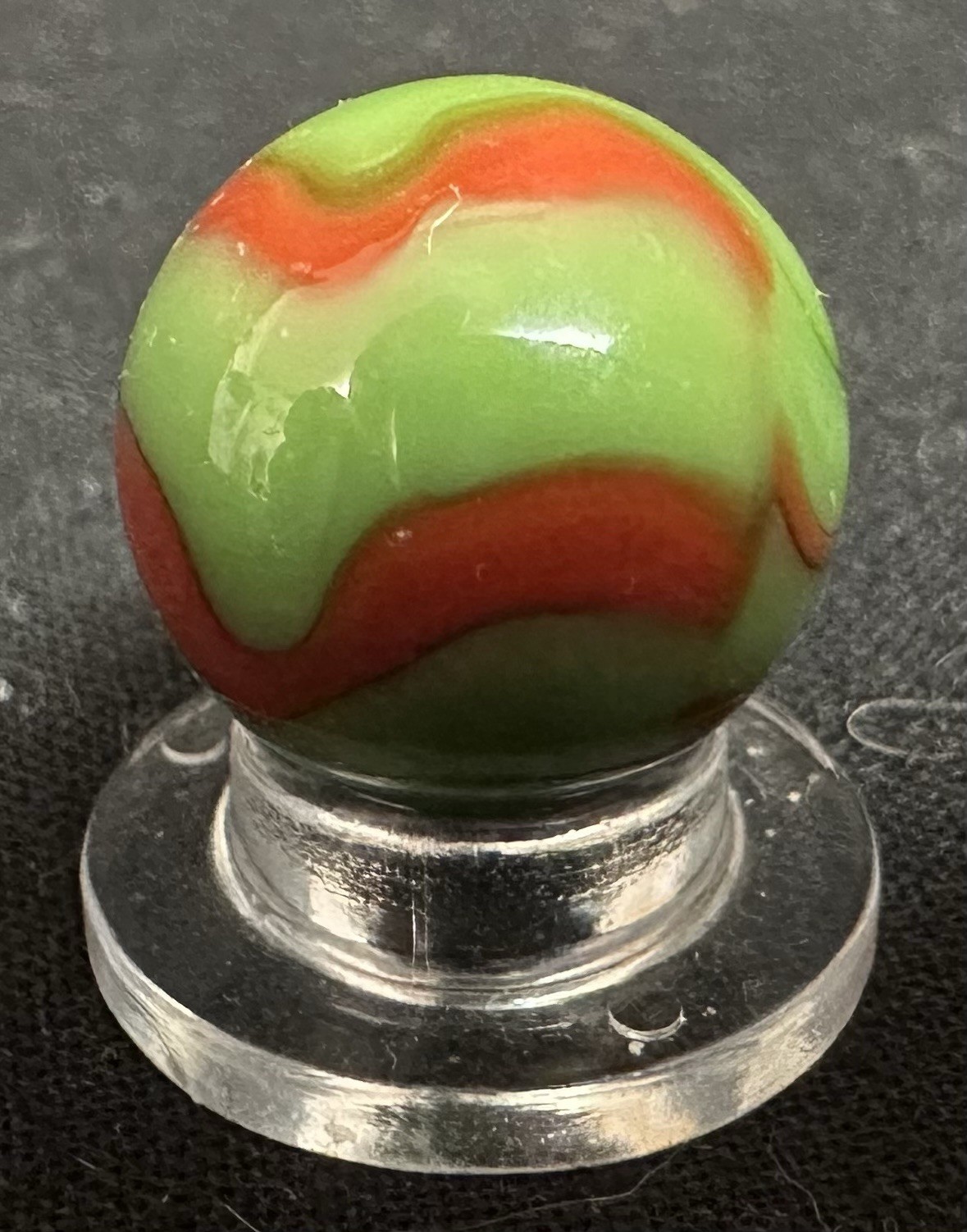 Vintage Peltier Dragon Marble Mint Circa 1930’s 15.7mm 0.62in