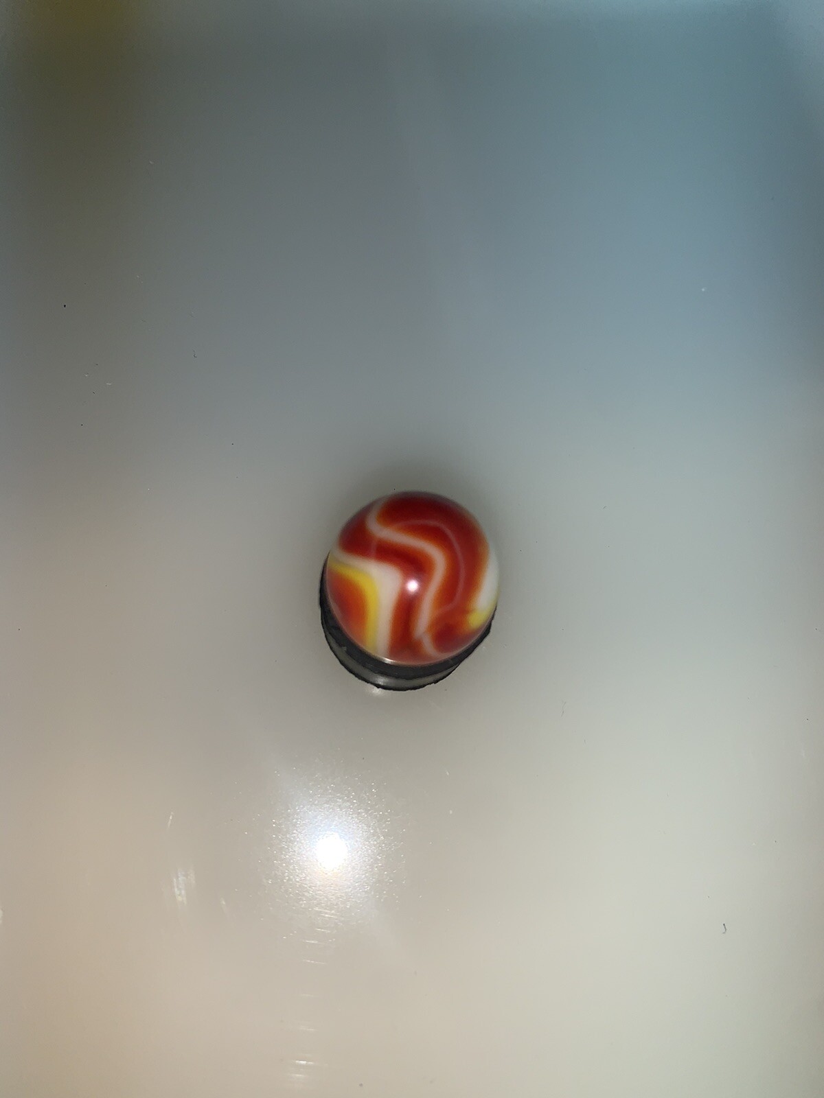 EPIC Ketchup & Mustard 🔥 PELTIER Glass NLR RAINBO Swirl VINTAGE Marbles NM .64”