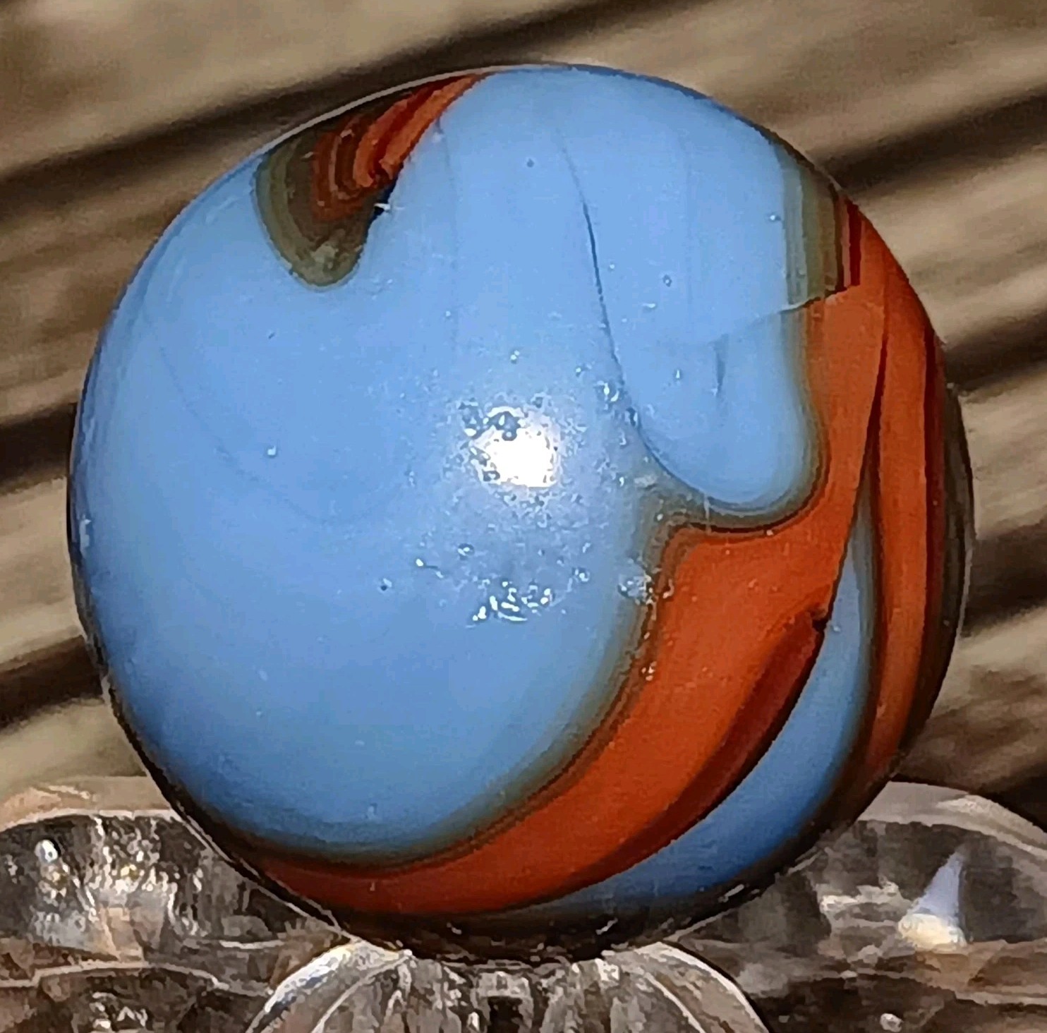 Christensen Agate Swirl Marble. .66″ Near Mint. Nice Pattern