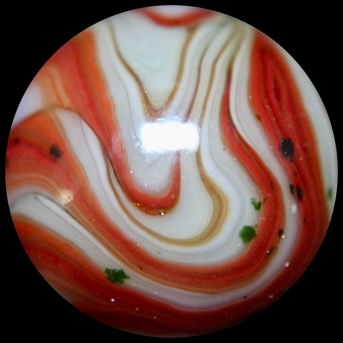 JABO Kokomo Glass Marble Collector Series: Rare KOG Glass w/Killer Flames