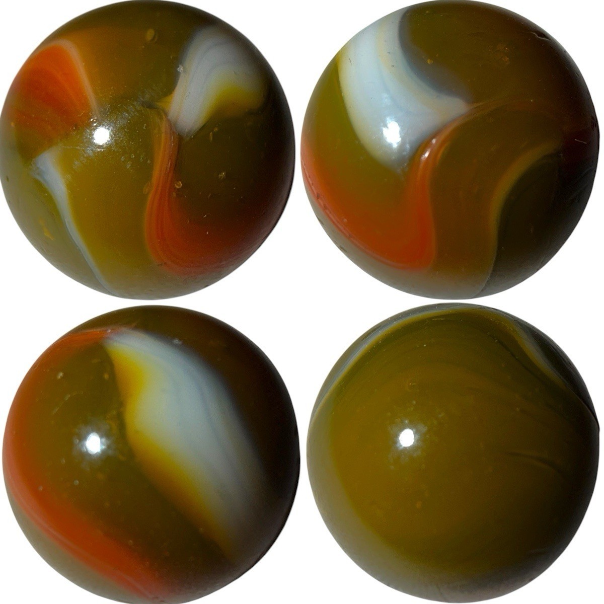 😎Very Odd Color Peltier Rainbo Marble-Mint 17/32 Stunning Color Mint 9.9 Grade