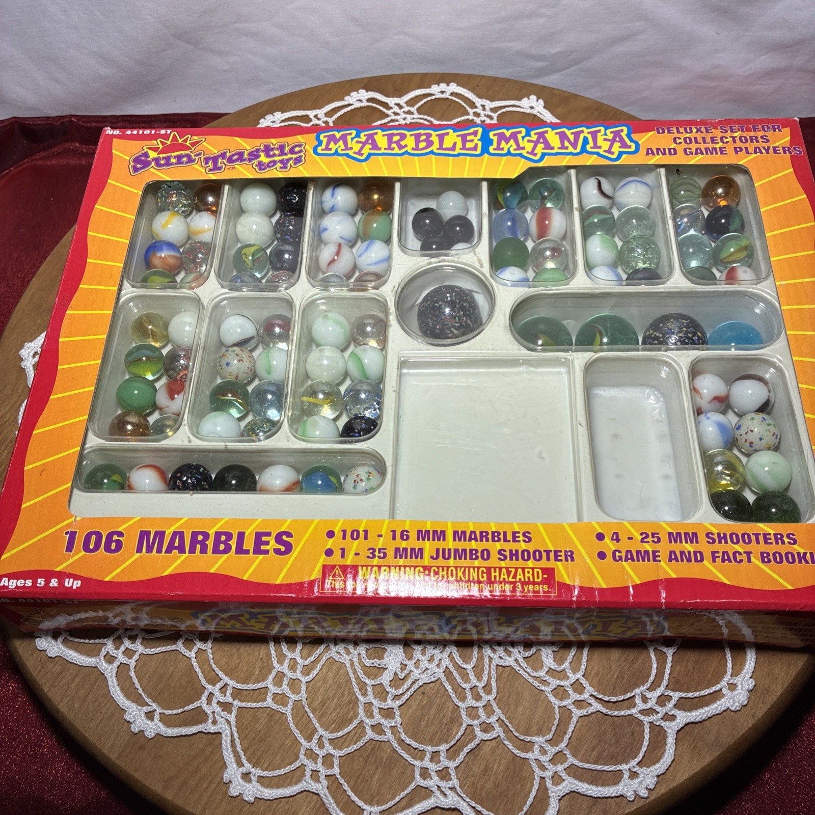 Marble Mania Set Suntastic Toys Incomplete Set. 97 Marbles