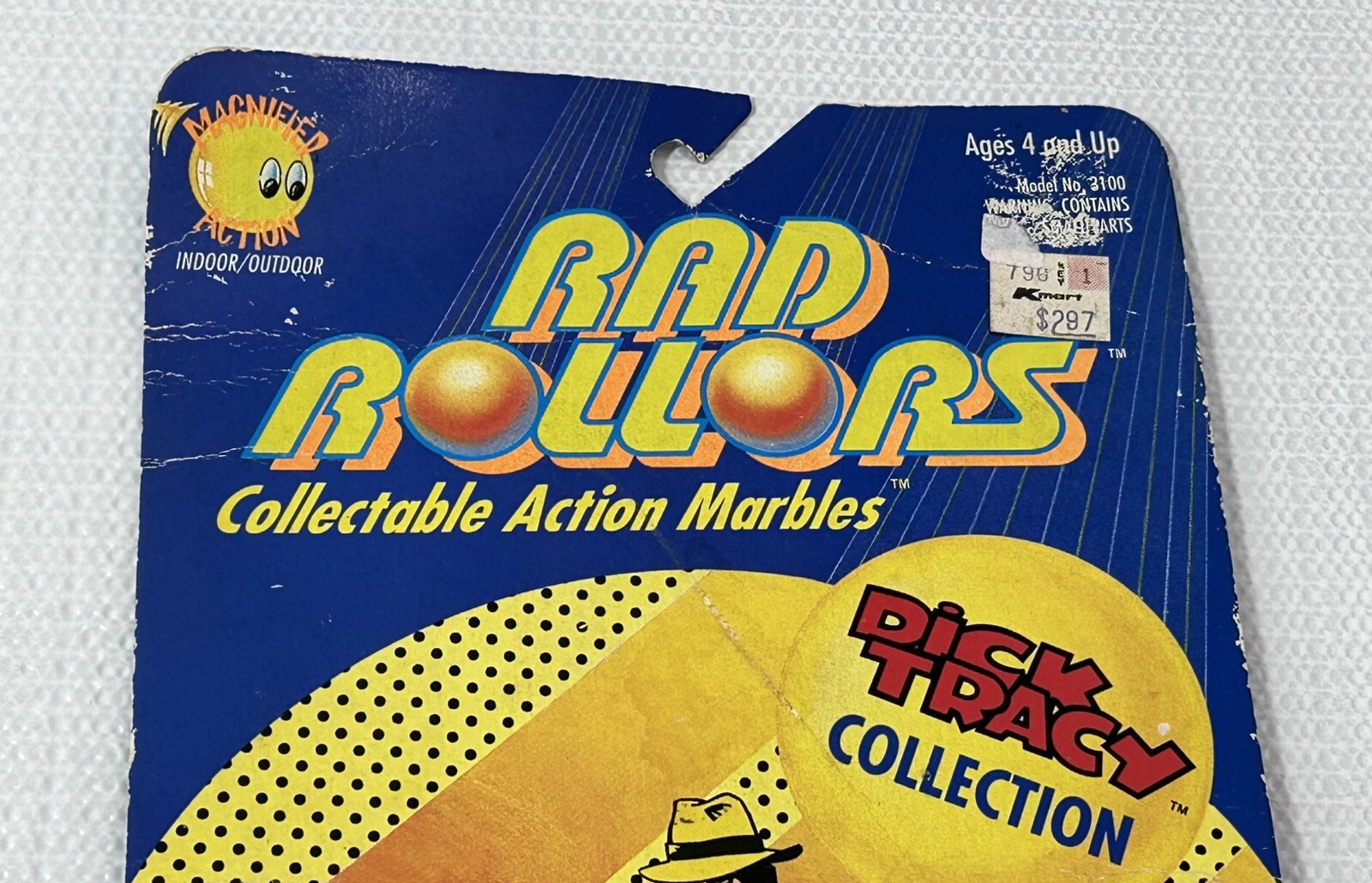 VTG 1990 Rad Rollors Collectable Action Marbles The Dick Tracy Collection Sealed