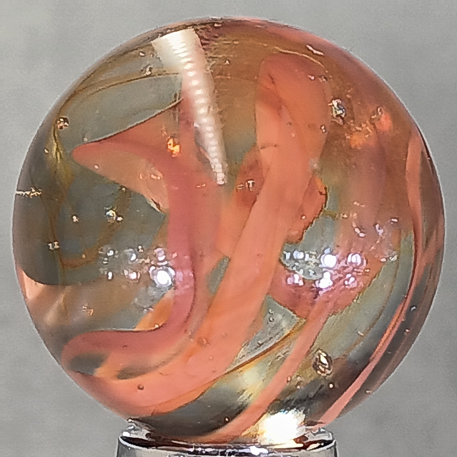 Large Vacor Spaghetti Marble .97 Inches Good Condition Combined Shipping