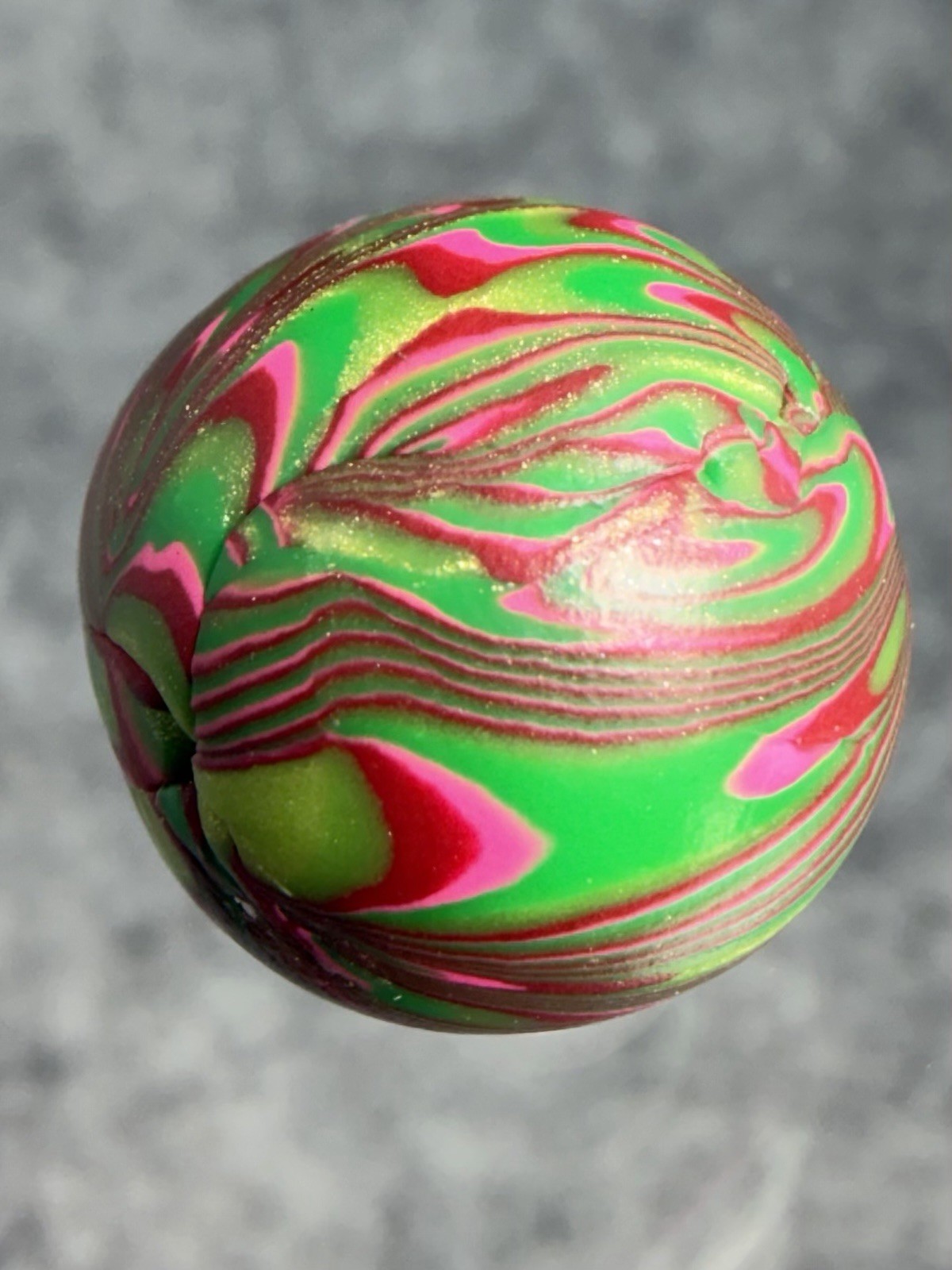 Handmade Marble – Electric Fantasy Flaming Dragon