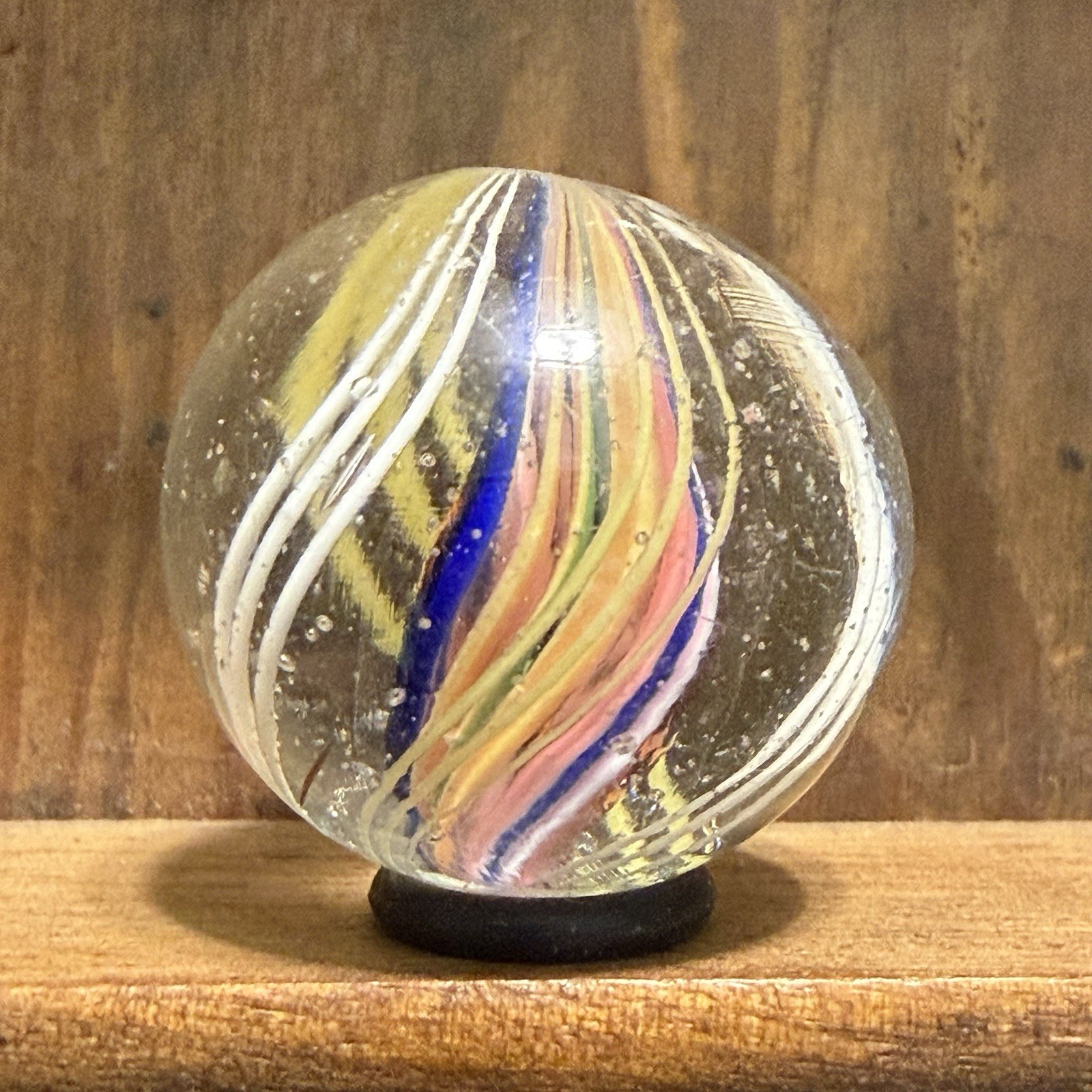 Antique Handmade Divided Core Marble 1-1/32” Near Mint(+) | 318