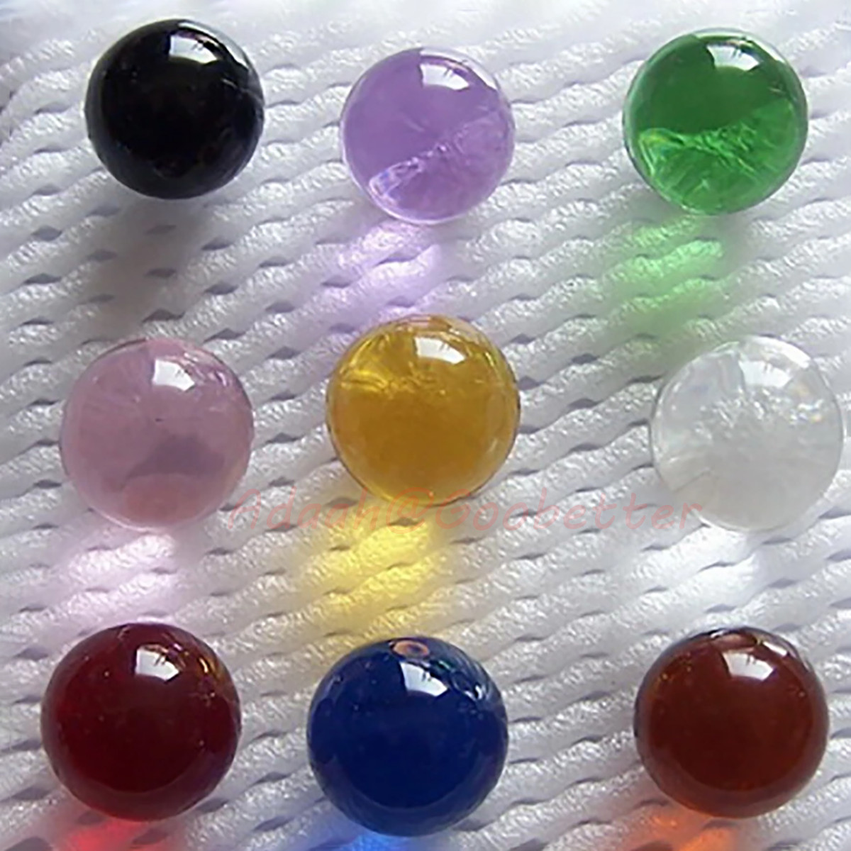 25mm Glass Ball Craft Glass Beads Handmade Marbles DIY Kid Toys Games Vase Decor