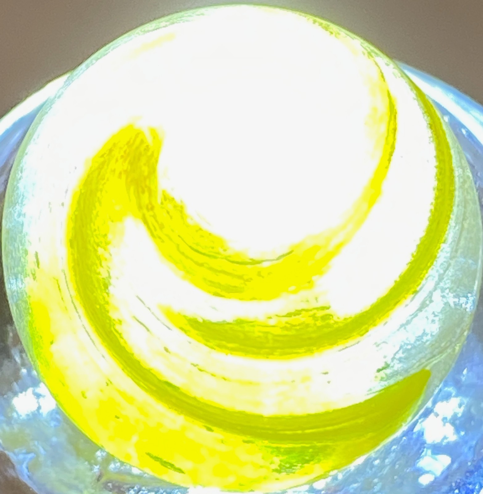 DAS/JABO INTERESTING LOOKING THIN-LINED RAMSHEAD LEMON SWIRLED SHOOTER .74″ M859
