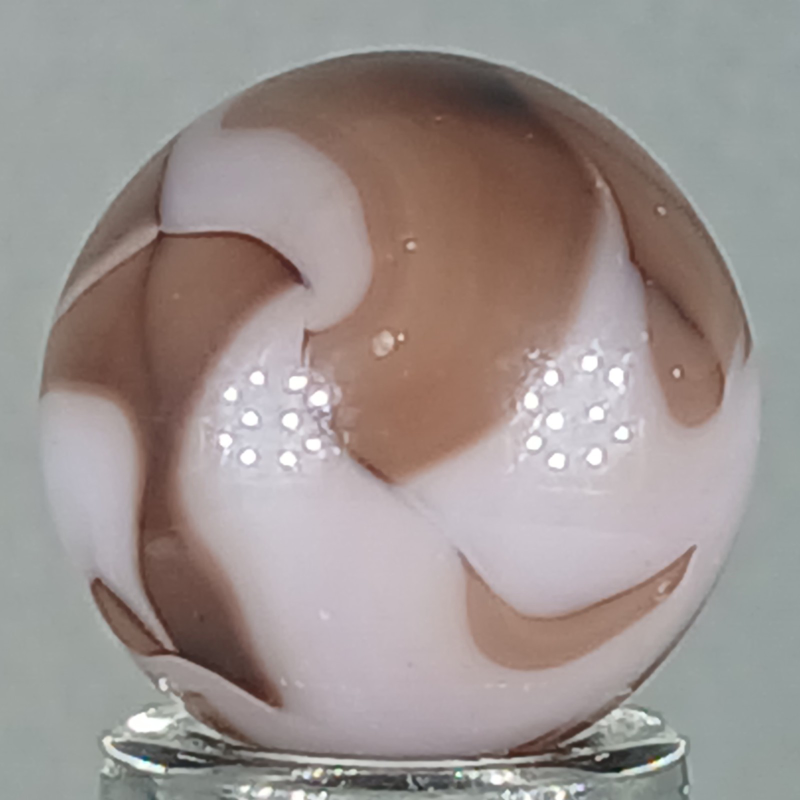 Vintage Champion Swirl Marble .61 Inches Near-Mint Condition Combined Shipping