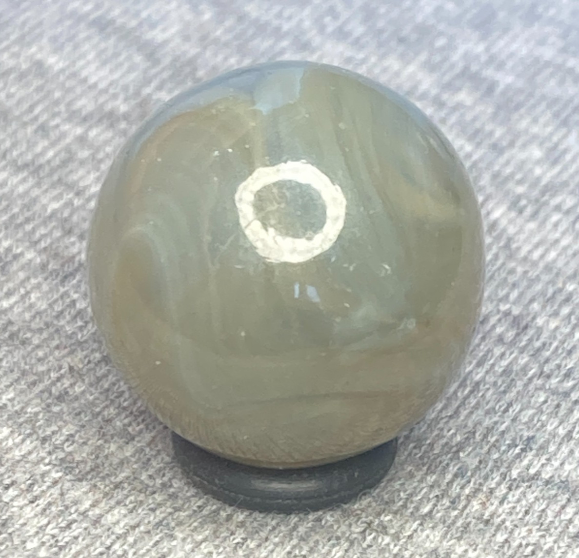 Alley agate marble smokey grey ghost .70″