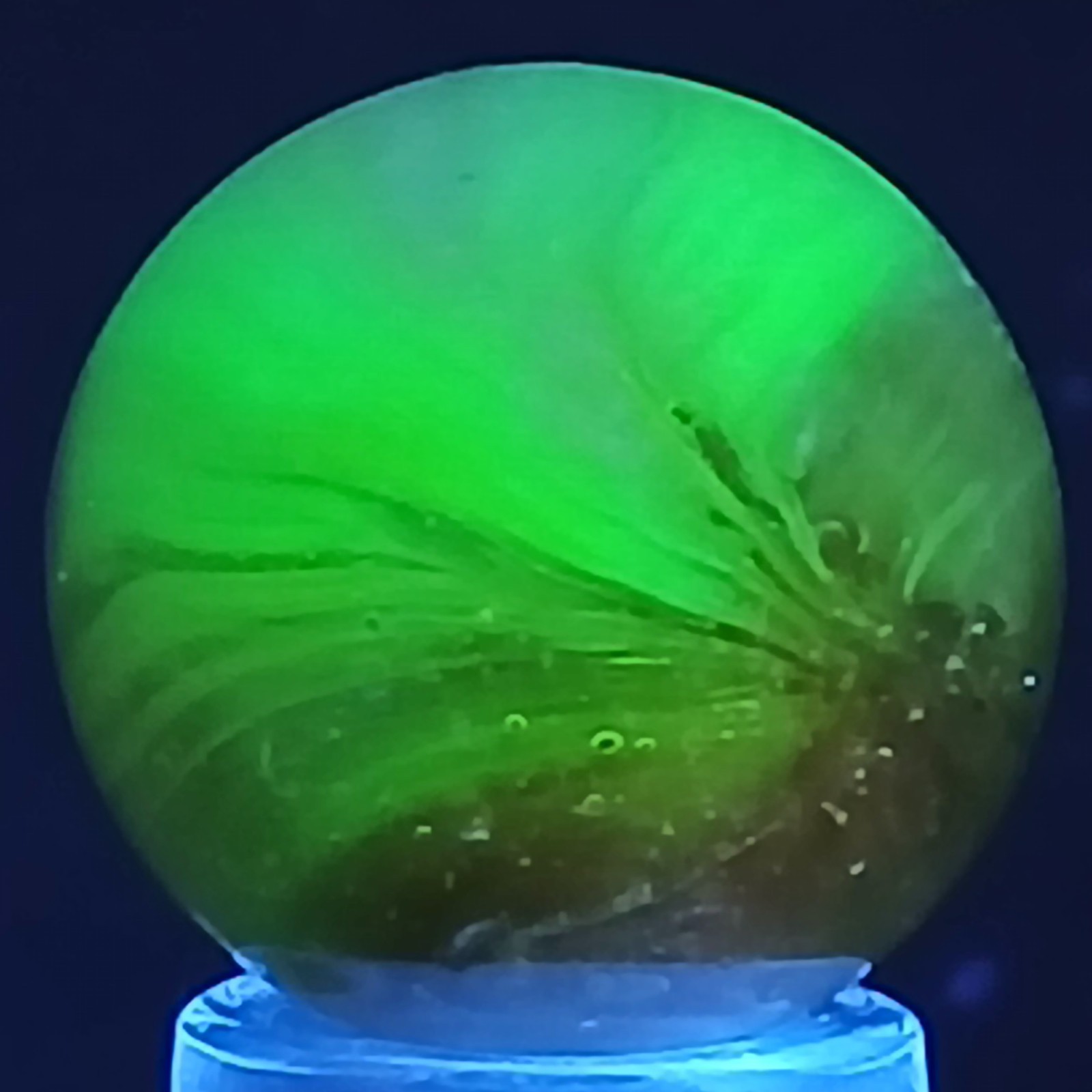 Vintage UV-Reactive Master Marble Brushed Patch .60 Inches Near-Mint Condition