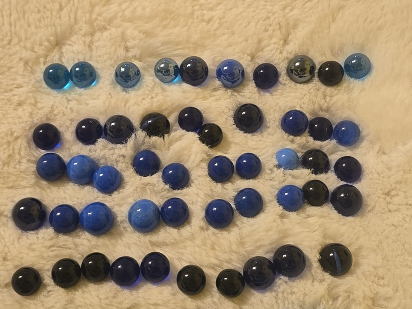 Mixed Lot Of 150+ Marbles Vintage Solid, Clear Comes Fast Shipping Blue Green