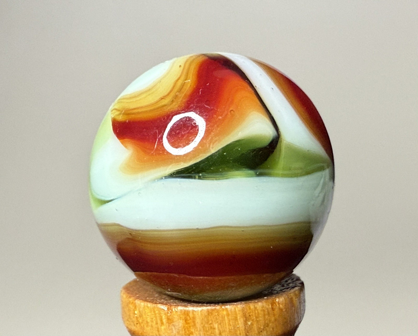 Ravenswood Multi Colored Swirl Marble .62” NM(+)￼