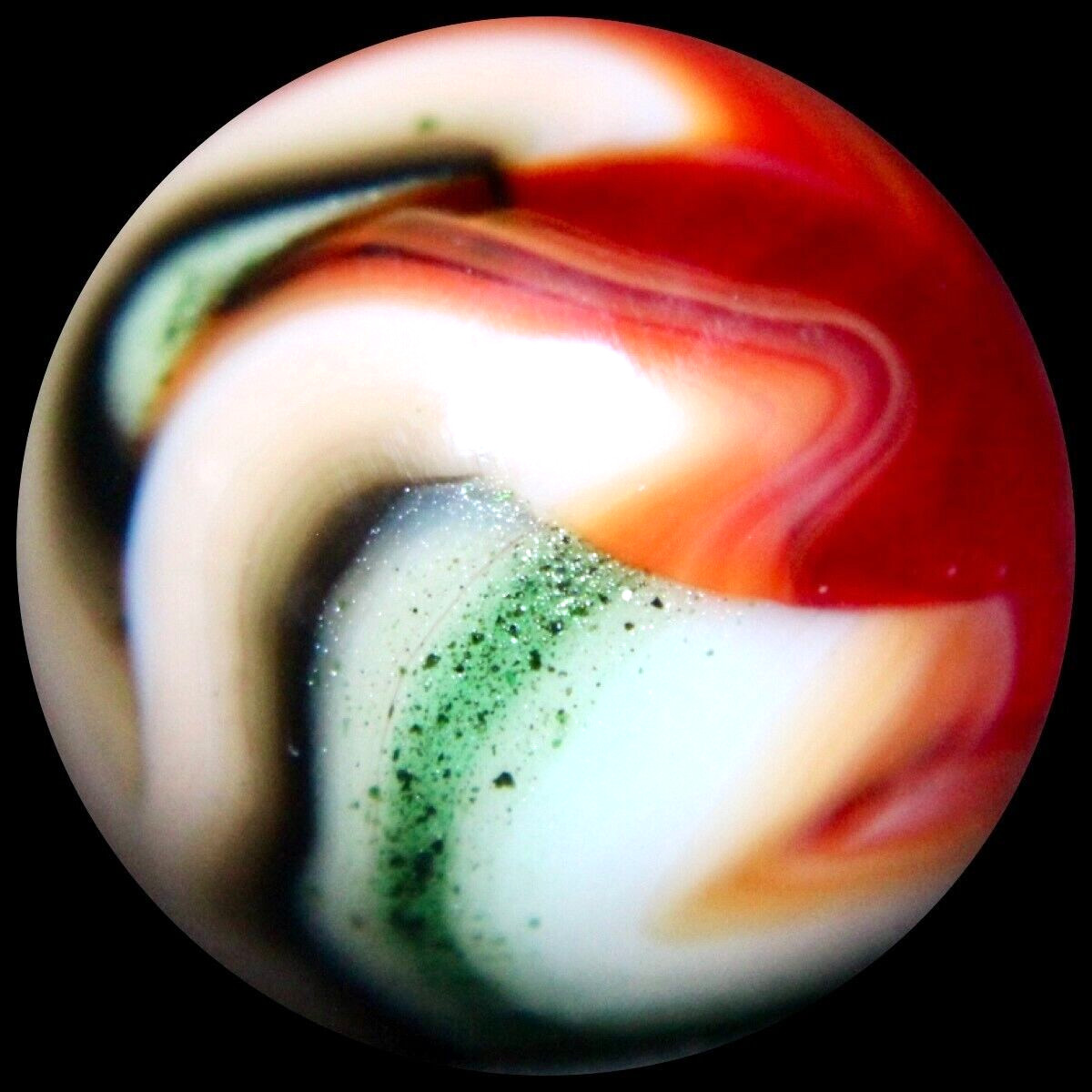 JABO Joker 1 Marble Collector Series: Ruby Red & Aventurine
