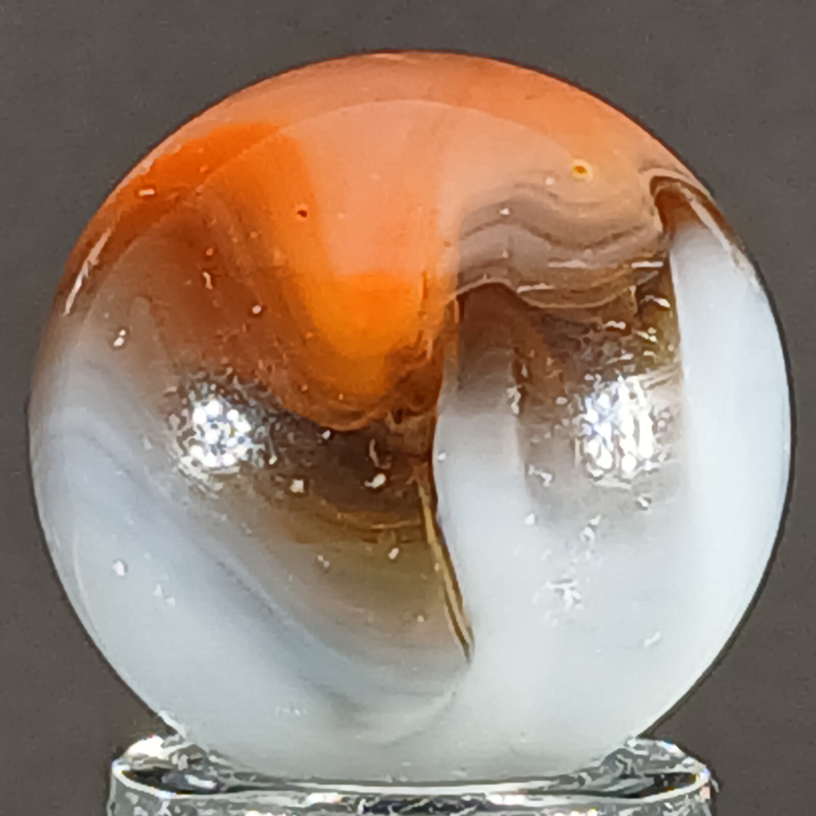 Vintage Vitro Conqueror Marble .63 Inches Near-Mint Condition Combined Shipping