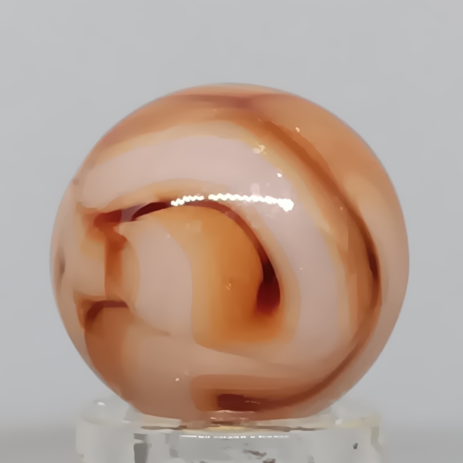 Vintage Champion Swirl Marble .61 Inches Near-Mint Condition