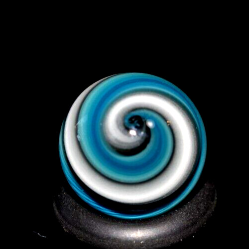 BRYAN TRILLAS GLASS MARBLE/.566″-TURQUOISE BLACKLIGHT-BABY-BLUE,NEON GREEN,TURQ+