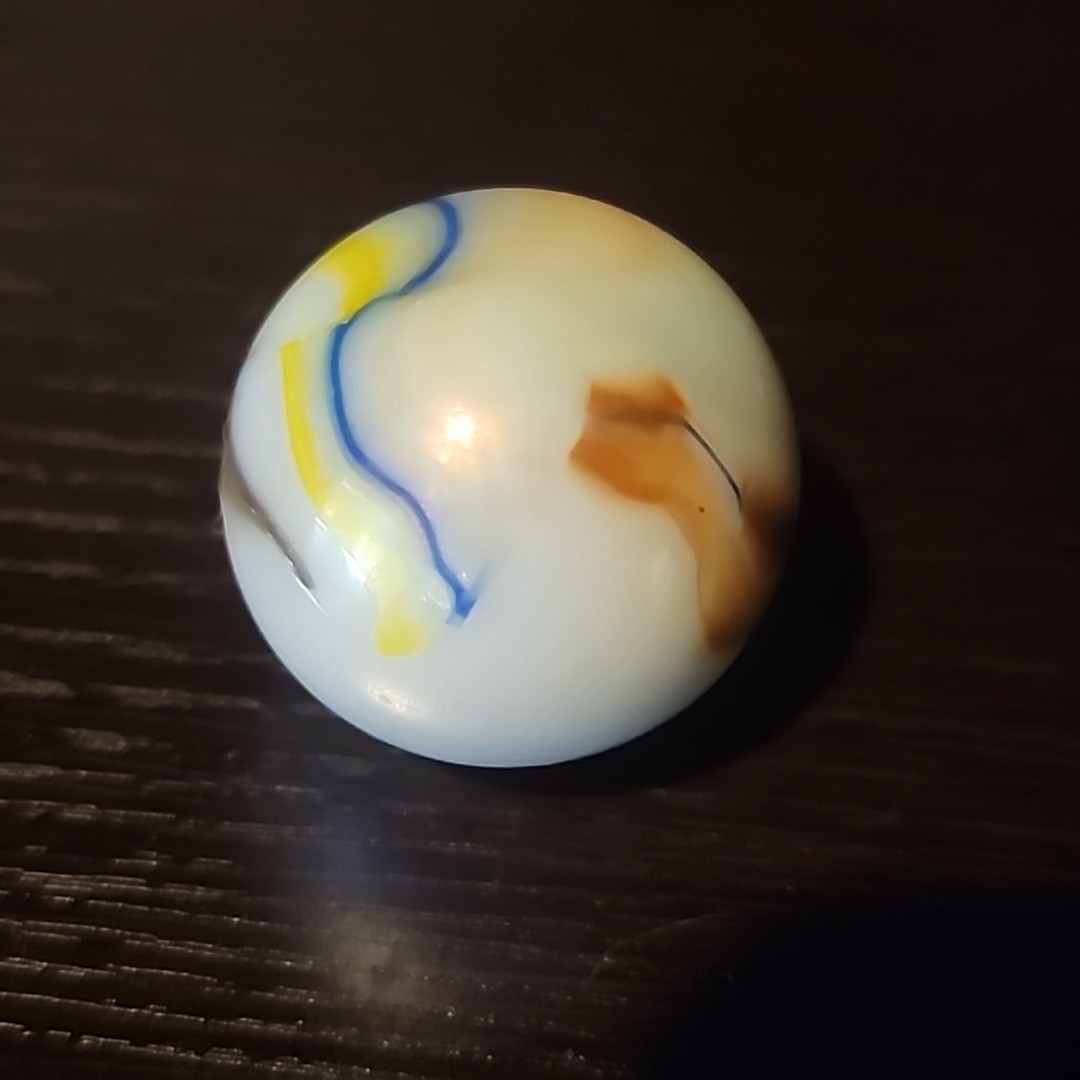Large Vintage Boulder Marble 34.8mm In Diameter Swirl – Unknown Maker