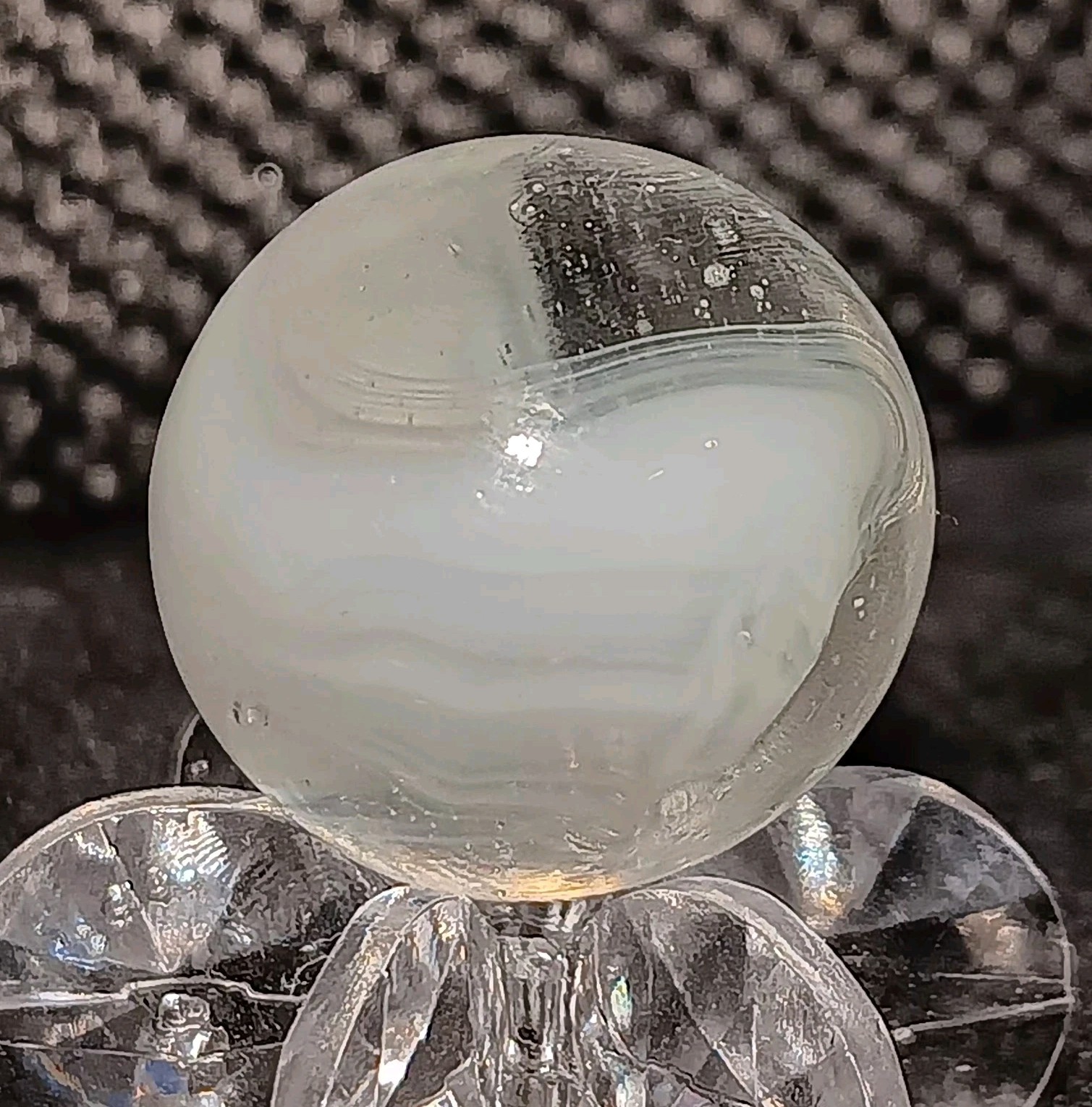 Vintage Cairo Novelty Swirl Marble. .64″ Mint. HTF Example. Circa (1946-1952)