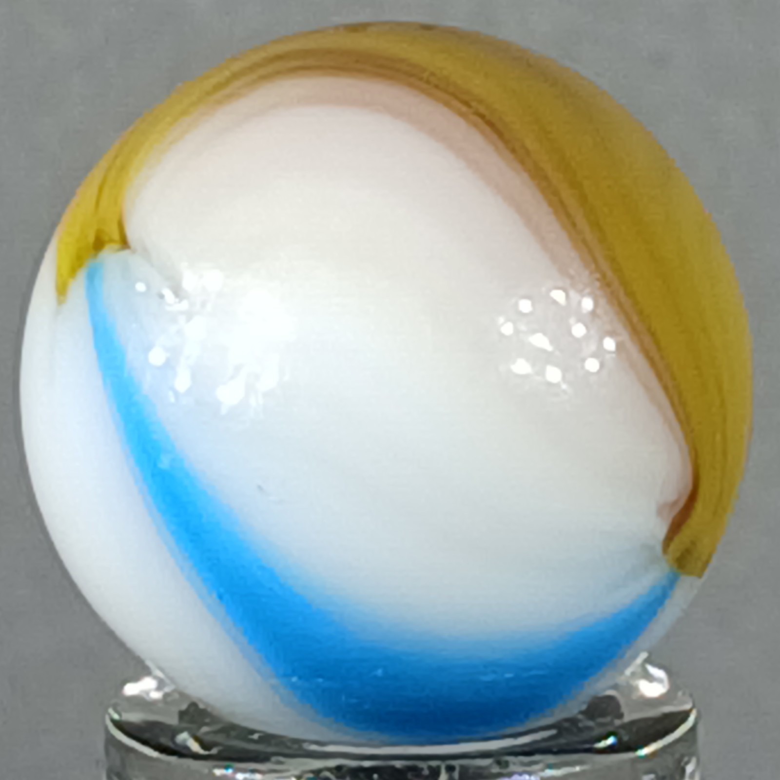 Vintage Imported Patch And Ribbon Marble .61 Inches Near-Mint Condition