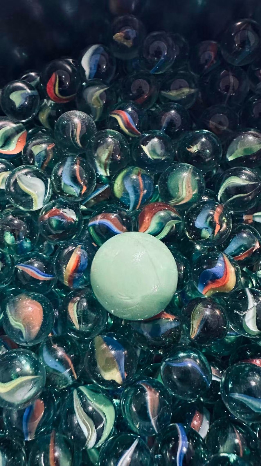 TSY TOOL 350 Count of Cats Eyes Glass Marble, Cat’s Eyes Marbles 5/8″ in Bulk