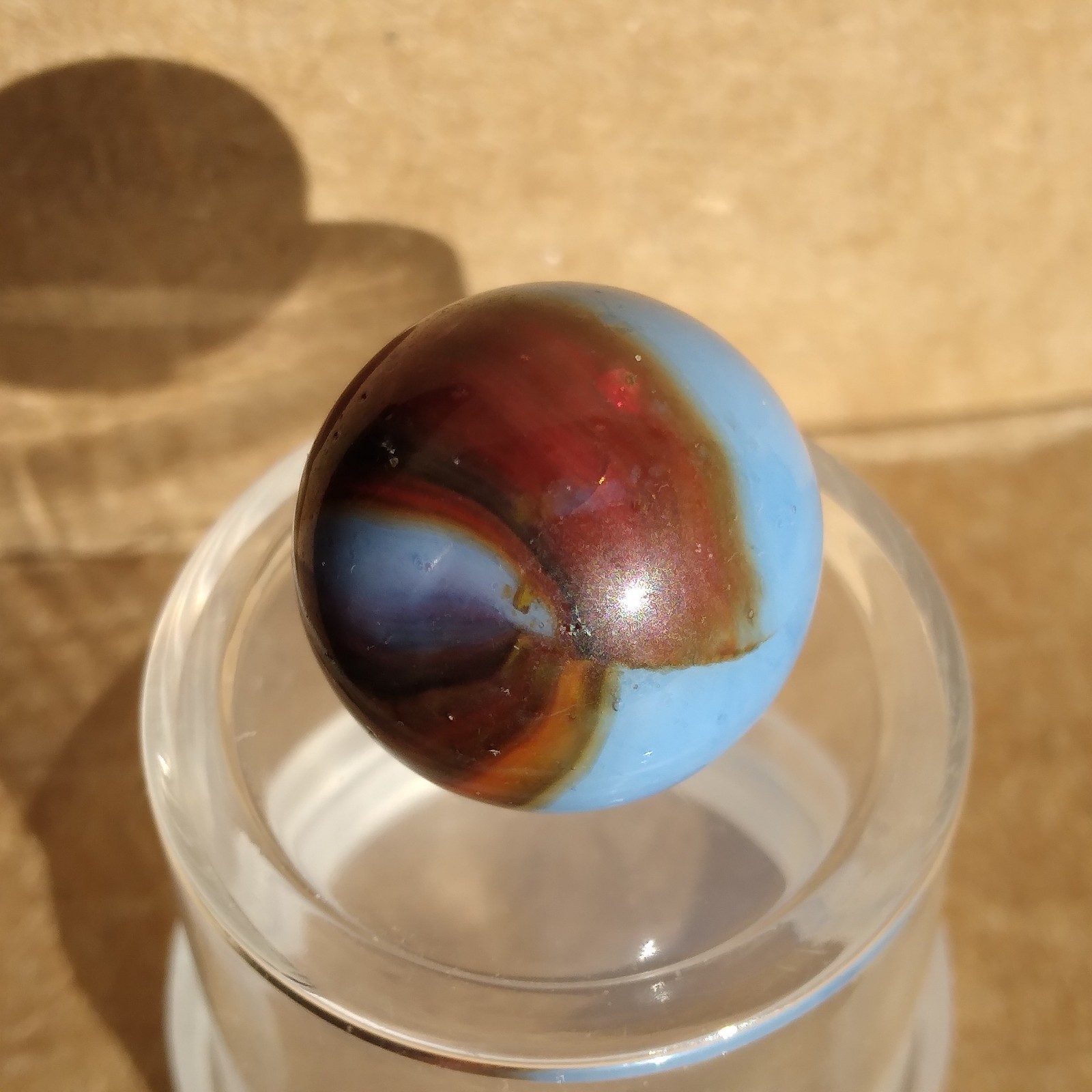 0.61″ Vintage Marble- Peltier Kokomo Vitro Akro Christensen