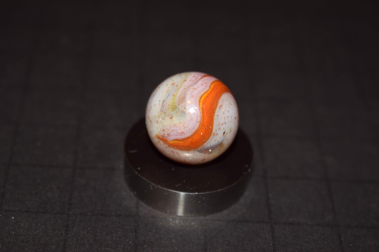 JABO/DAS 💥Mica Flame💥 Toy Marble Size .687=11/16″=17mm MINT