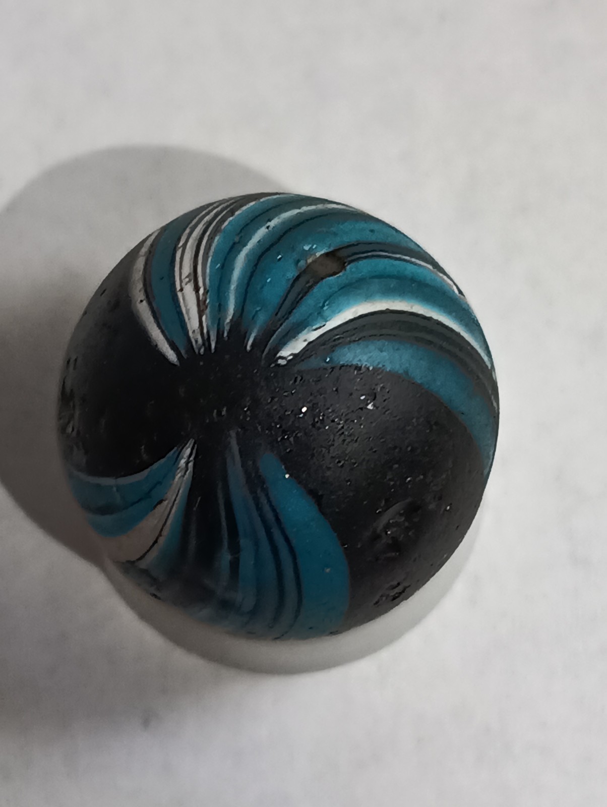 Indian Marble As The Pictures Show This Is A Nice Survivor. 21/32 Inches