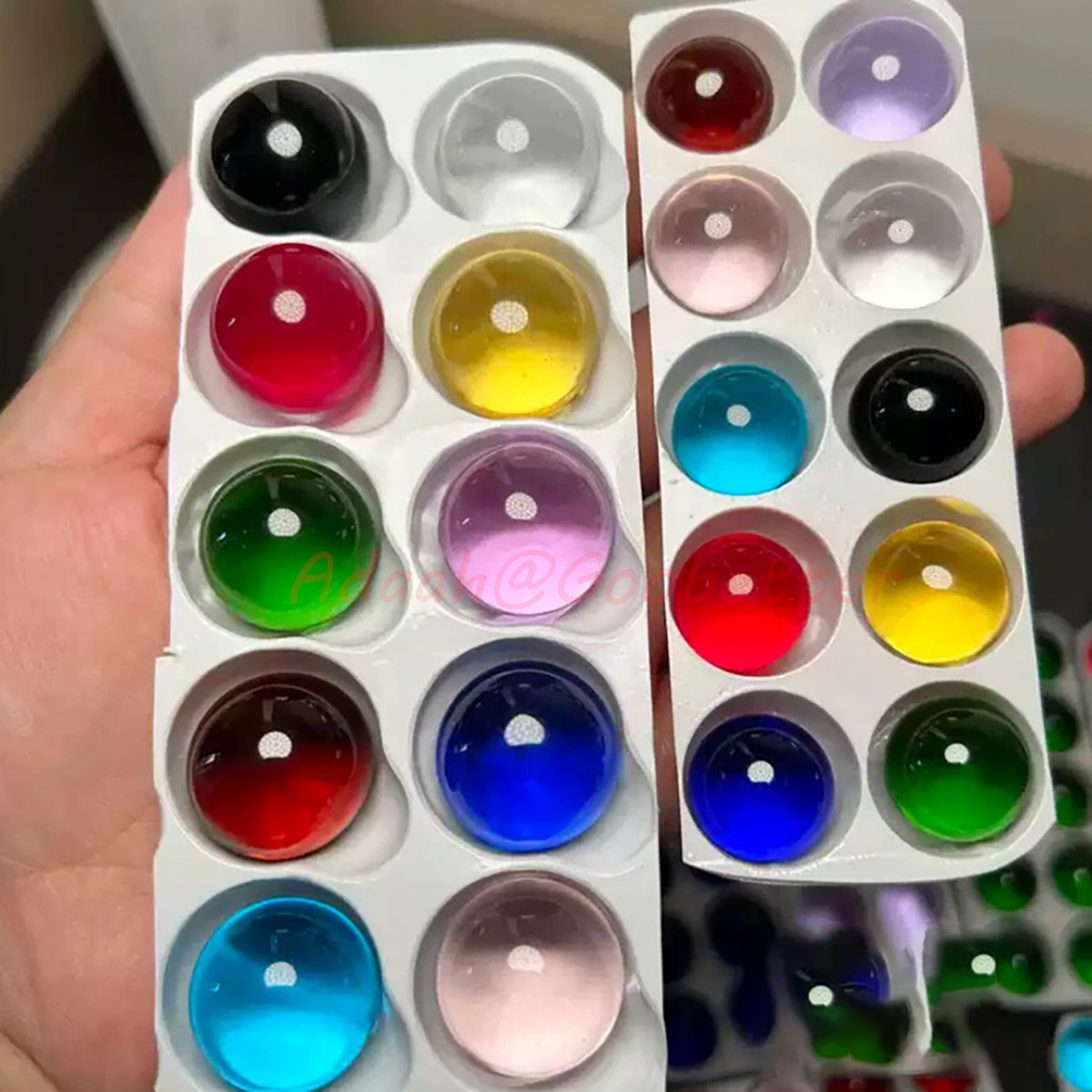 25mm Glass Ball Craft Glass Beads Handmade Marbles DIY Kid Toys Games Vase Decor