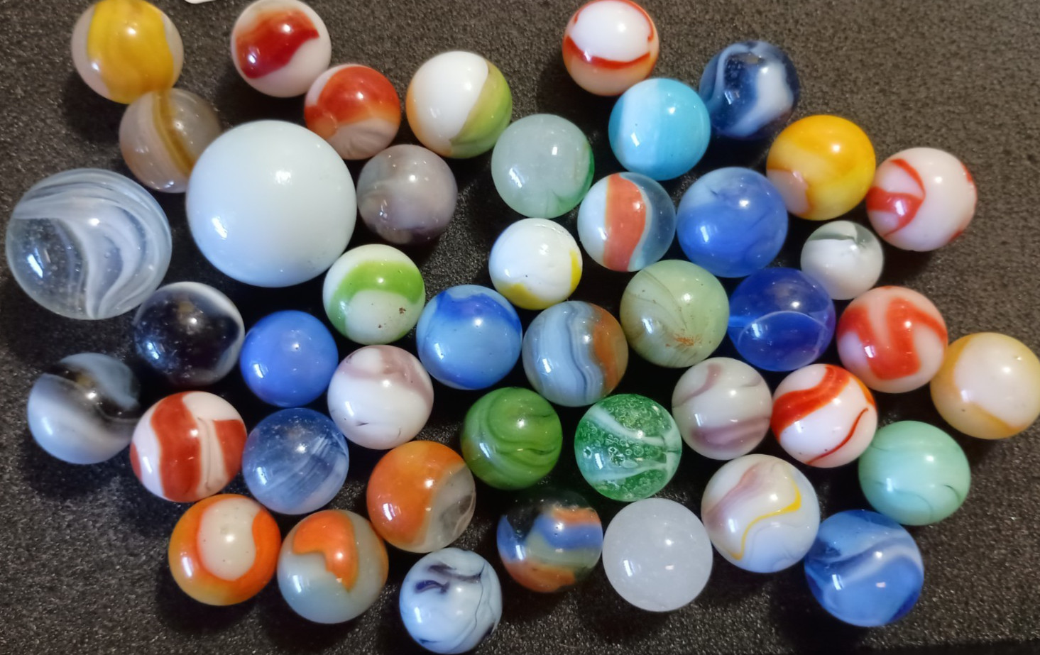 Nice Variety Group of Old Glass Marbles 307
