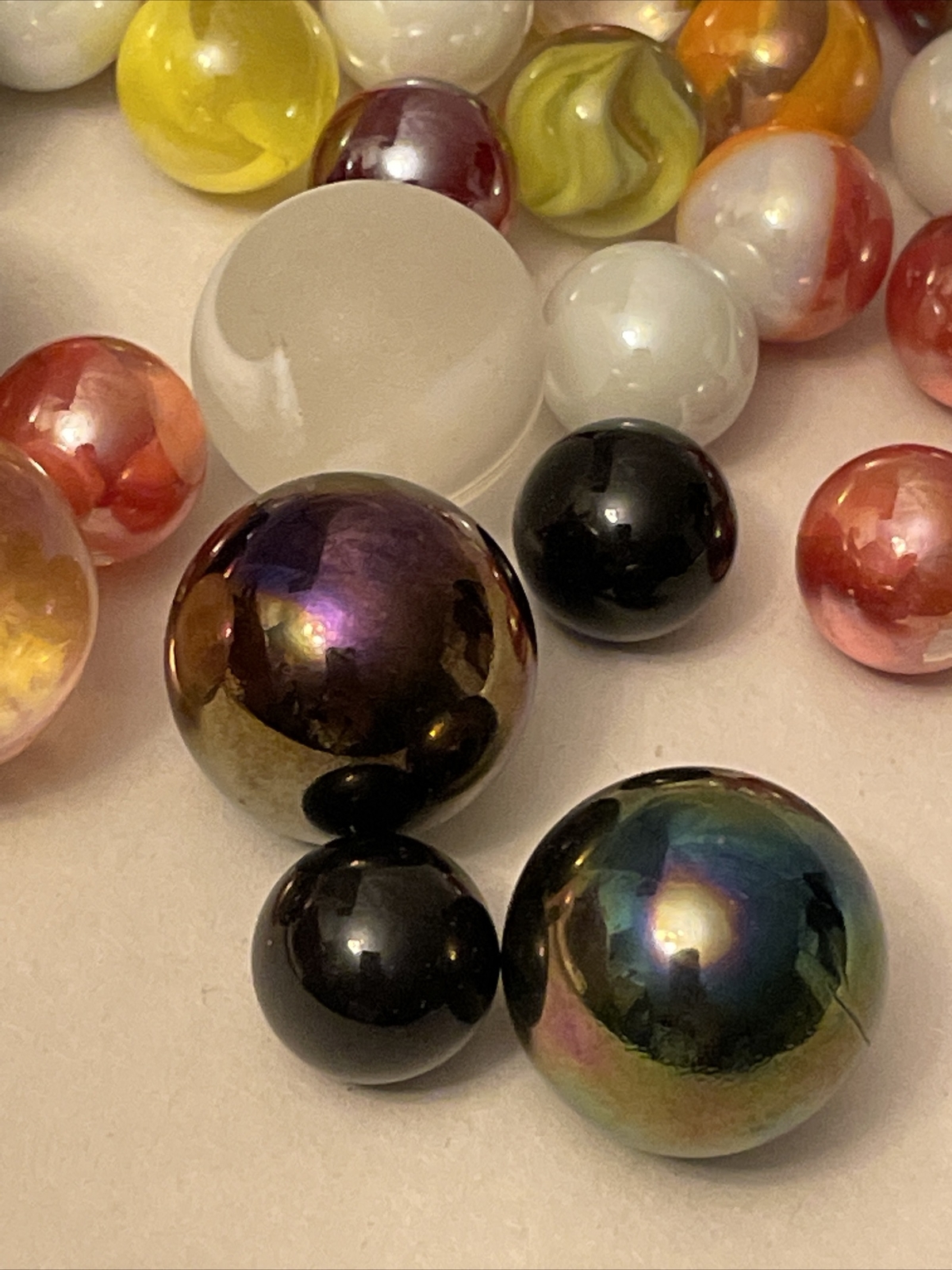 Vintage marble toy lot of 45