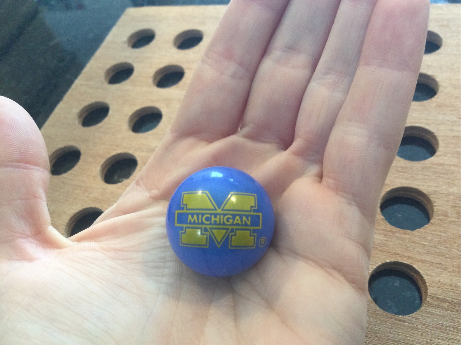 Vintage | Michigan Wolverines | Blue & Yellow Marble