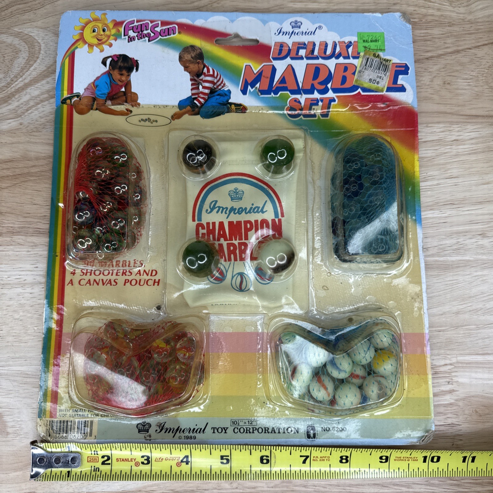 New Vtg Marbles 1989 Imperial Fun In The Sun Deluxe Marble Set Christmas Gift