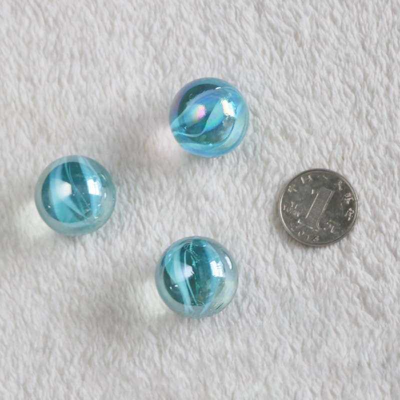 Glass Marbles 25mm Assorted Vintage Colour Traditional Kids Classic Toy Games